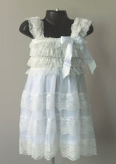 Stylish Lace Square Neckline Tea-Length A-line Flower Girl Dress with Bowknot BM bride