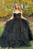 Charming Emerald Green A-Line Dress with Exquisite Beading and Ruffles BM bride