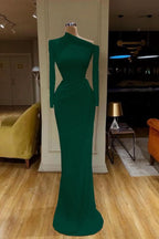 Mermaid Long Sleeves Prom Dress BM bride