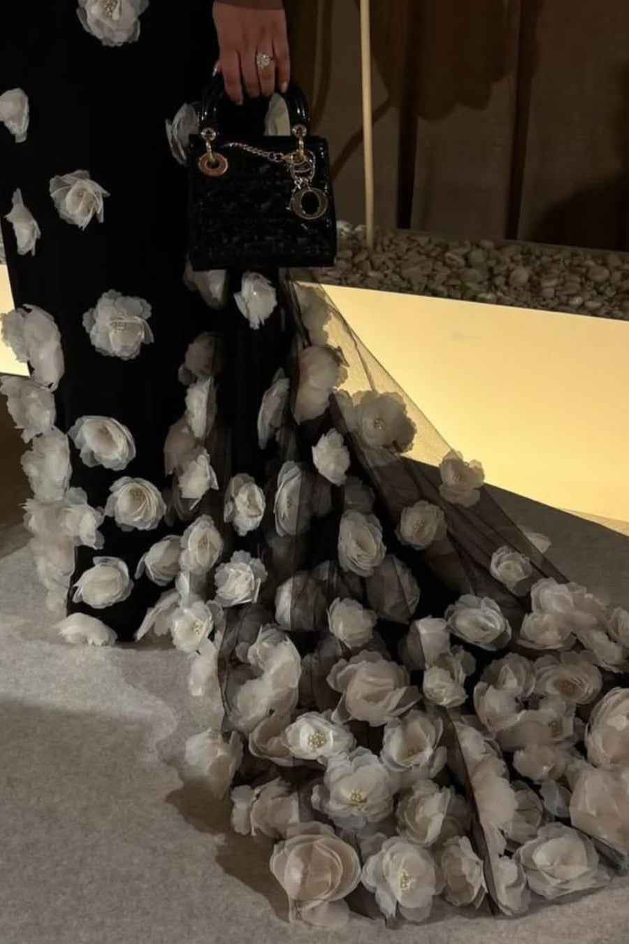 Off the Shoulder Long Sleeves Long Mermaid Prom Dress With Appliques