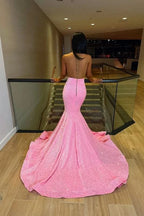 Shoulder Straps Luxurious Tulle Mermaid Prom Dress BM bride