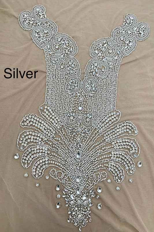 Crew Neck Sequins Sleeveless Flower Mermaid Princess Prom Dress Splicing Trumpet