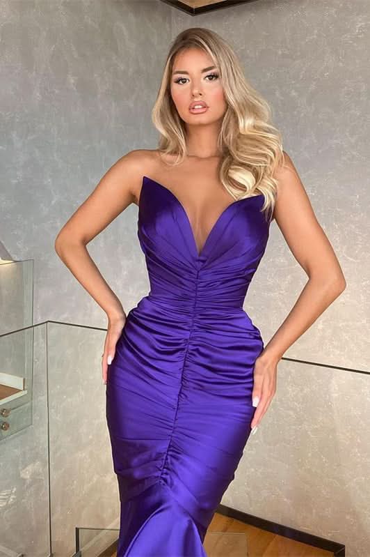 Sweetheart Mermaid Prom Dress Long BM bride