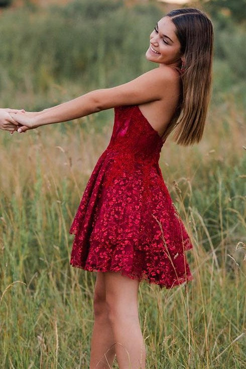 Elegant One Shoulder Sleeveless Sequined Fitted Homecoming Dress BM bride