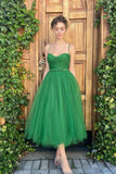 Emerald Spaghetti-Straps Short Prom Dress with Strapless BM bride