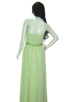 Floor-Length Chiffon Prom Dress, A-Line/Princess Cut, Sweetheart Neck, Sleeveless, With Pleats BM bride