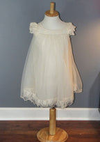 Sweet Organza Bateau Neck Knee-Length A-line Flower Girl Dress with Waistband BM bride