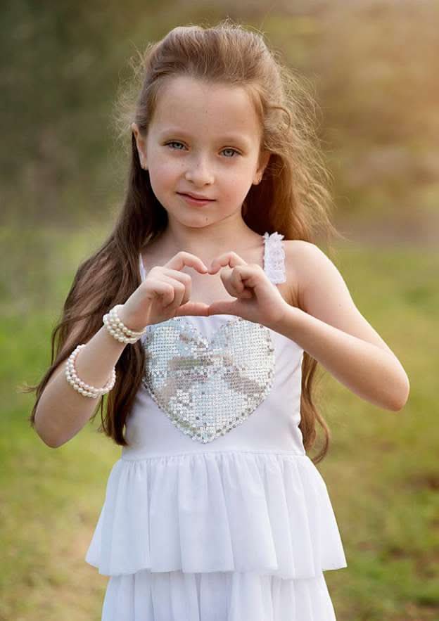 Sweet Chiffon Square Neckline Short/Mini A-line Flower Girl Dress with Sequins BM bride