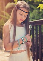 Charming Chiffon Bateau Neck Floor-Length A-line Flower Girl Dress with Bodice BM bride