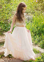 Elegant Tulle Bateau Neck Floor-Length A-line Flower Girl Dress with Bodice BM bride