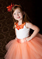 Graceful Tulle Bateau Neck Floor-Length A-line Flower Girl Dress with Appliqued BM bride