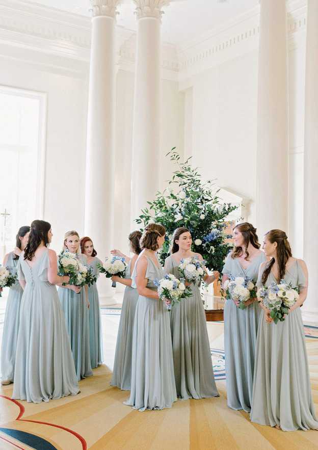 Floor-Length Chiffon Bridesmaid Dress, A-Line/Princess Decision V-Neck, Sleeveless, With Pleats BM bride