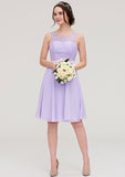 Floor-Length Chiffon Dress, A-Line/Princess Cut, V-Neck, Sleeveless, With Sashes And Pleats BM bride