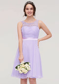 Floor-Length Chiffon Dress, A-Line/Princess Cut, V-Neck, Sleeveless, With Sashes And Pleats BM bride