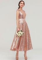 Floor-Length Chiffon Bridesmaid Dress Sexy , A-Line/Princess Style, One-Shoulder, Sleeveless, With Pleats BM bride
