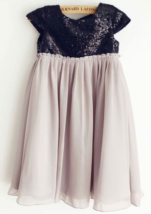 Knee-Length Satin Tulle Dress with Elegant Sashes - A-line/Princess Square Neckline Flower Girl Dress BM bride