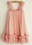 Knee-Length Taffeta Dress with Graceful Sashes - A-line/Princess Scoop Neck Flower Girl Dress BM bride