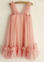 Knee-Length Taffeta Dress with Graceful Sashes - A-line/Princess Scoop Neck Flower Girl Dress BM bride