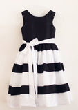 Ankle-Length Lace Tulle Flower Girl Dress with Bowknot Sashes - A-line/Princess Scoop Neck BM bride