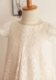 Knee-Length Tulle Sequined Flower Girl Dress with Elegant Sashes - A-line/Princess Scoop Neck BM bride