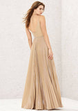 Long/Floor-Length Jersey Bridesmaid Dress, Sweetheart Neckline, Sleeveless, With Pleats BM bride