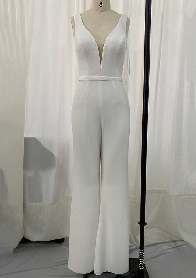 Jumpsuit/Pantsuit Chiffon Mother of the Bride Dress Long/Floor-Length with Pleated BM bride