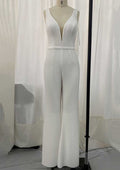 Jumpsuit/Pantsuit Chiffon Mother of the Bride Dress Long/Floor-Length with Pleated BM bride