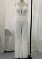 Jumpsuit/Pantsuit Chiffon Mother of the Bride Dress Long/Floor-Length with Pleated BM bride