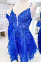 Elegant One Shoulder Sleeveless Sequined Fitted Homecoming Dress BM bride