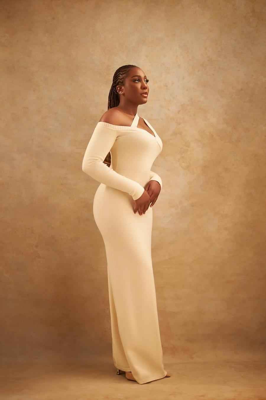 Off the Shoulder Long Sleeves Mermaid Long Prom Dress With Pleated