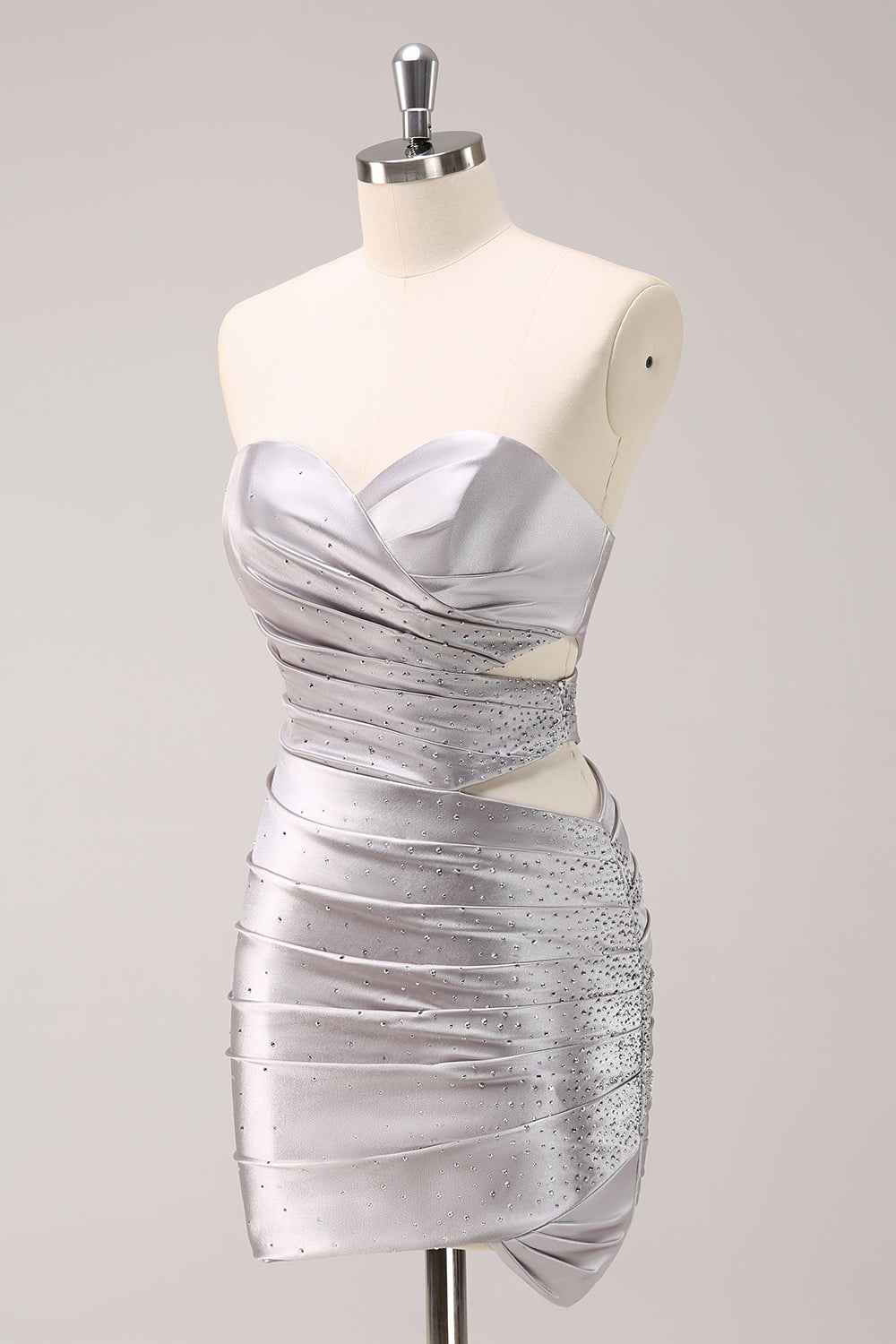 Sparkly Black Beaded Short Tight Homecoming Dress Bmbride