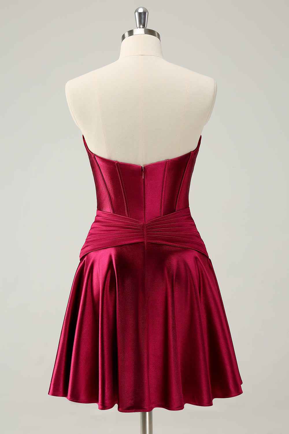 Fuchsia Sweetheart Corset A Line Short Homecoming Dress Bmbride