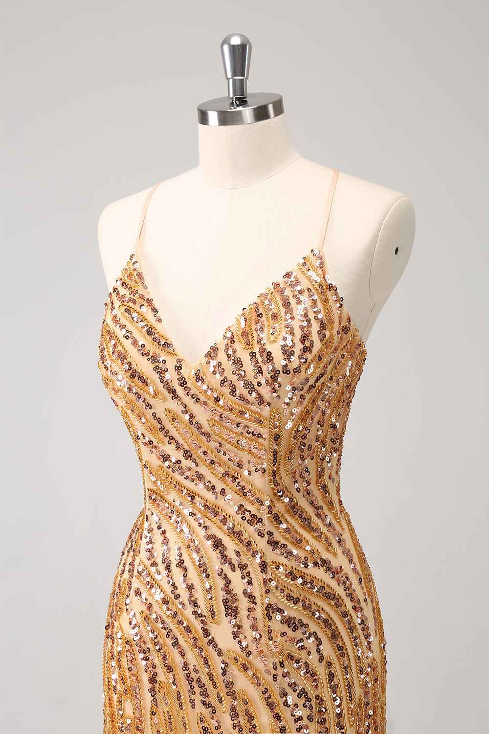 Sparkly Hot Pink Spaghetti Straps Sequins  Bodycon Short Homecoming Dress with Fringe
