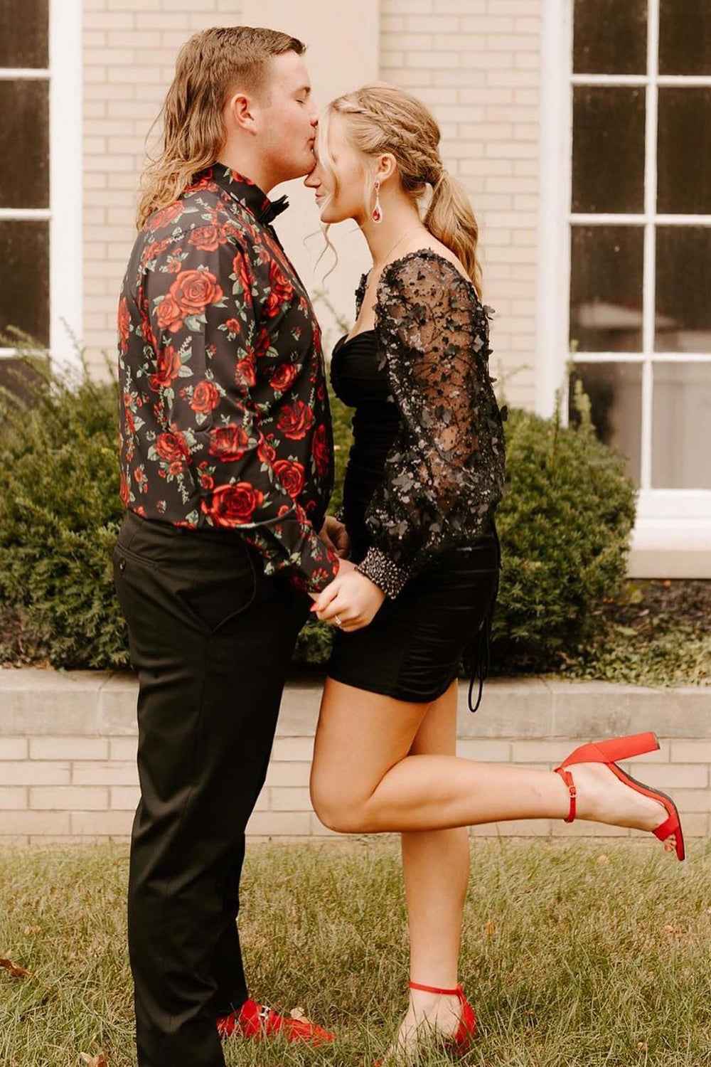 Sparkly White Long Sleeves Short Homecoming Dress Bmbride