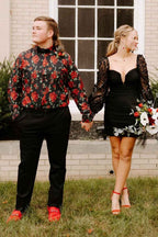 Sparkly White Long Sleeves Short Homecoming Dress Bmbride