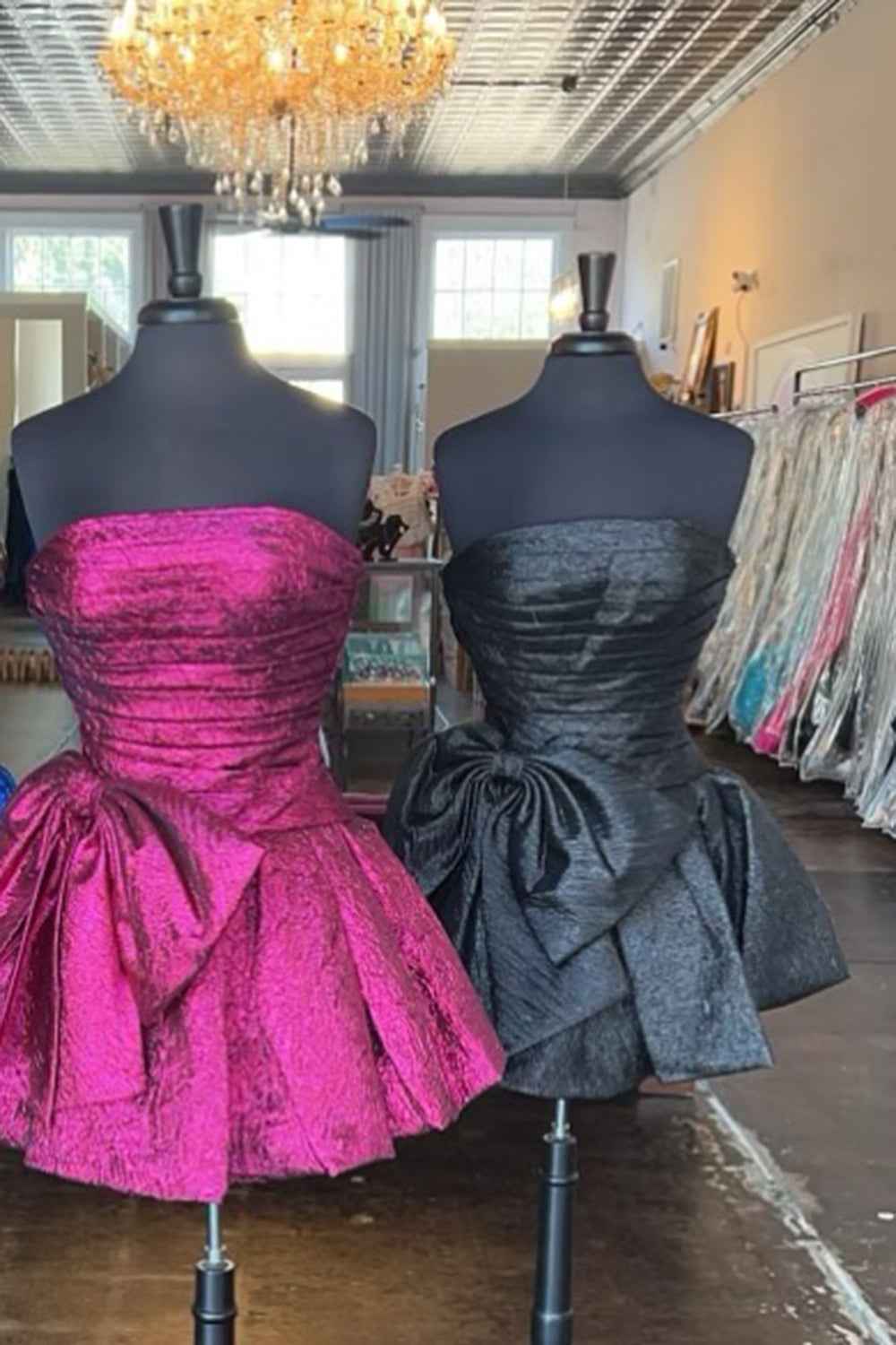 Purple Sweetheart Corset A Line Short Homecoming Dress With Bow Bmbride