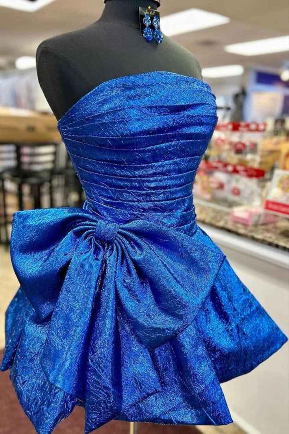 Purple Sweetheart Corset A Line Short Homecoming Dress With Bow Bmbride