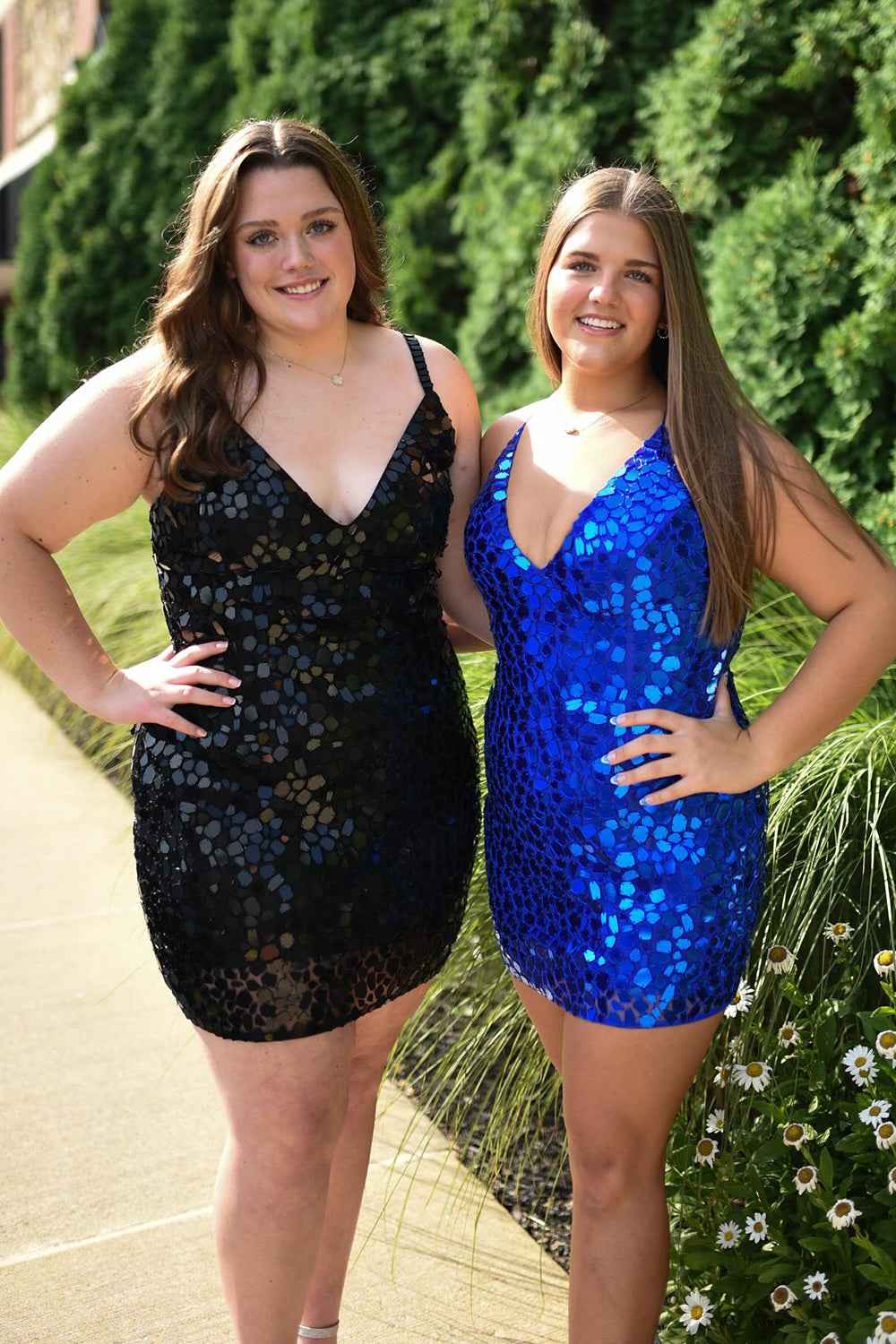 Mirror Golden Spaghetti Straps Tight Short Homecoming Dress Bmbride