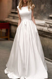 Cap Sleeve Wedding Dress with Pockets BM bride