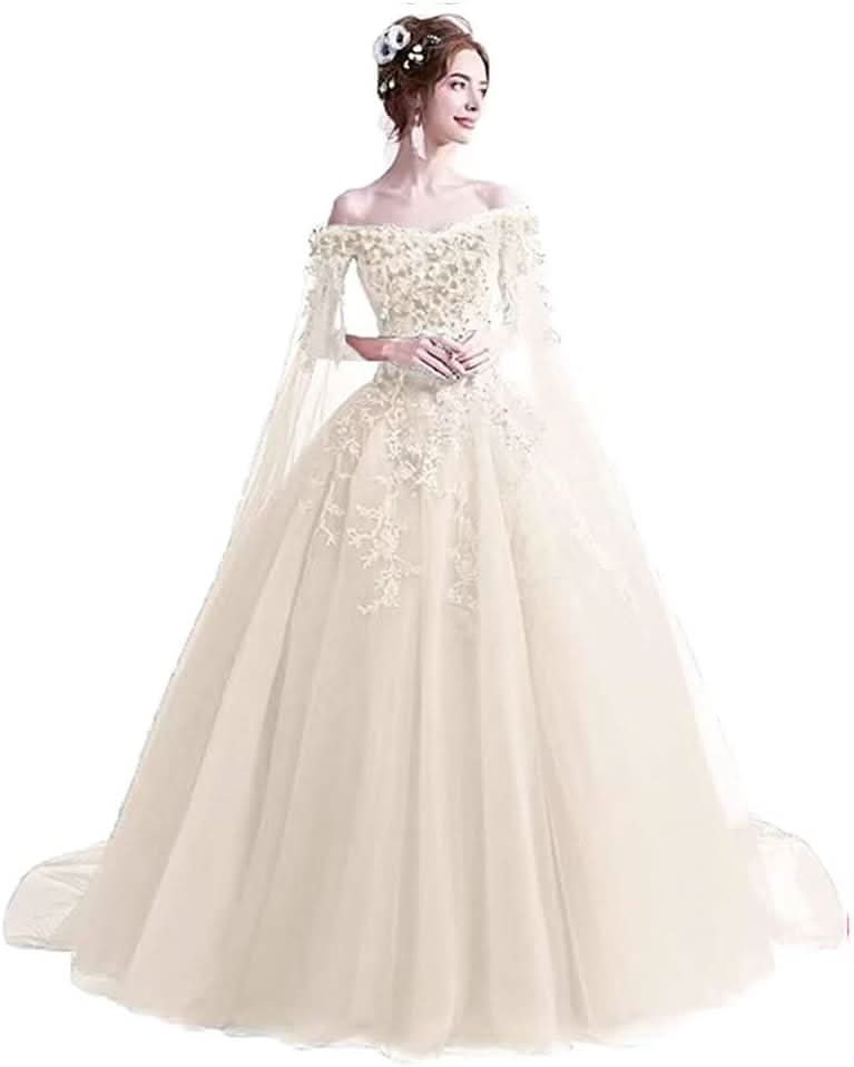 Women's Off The Shoulder Dress Masquerade Ball Gowns Prom Dress 2025 Bmbride