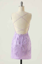 Pearl Pink Lace Tight Homecoming Dress