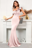 Gorgeous Emerald Green Off-the-Shoulder Mermaid Prom Dress BM bride