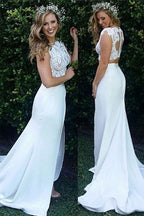Two-Piece Mermaid Lace Wedding Dress BM bride