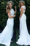 Two-Piece Mermaid Lace Wedding Dress BM bride