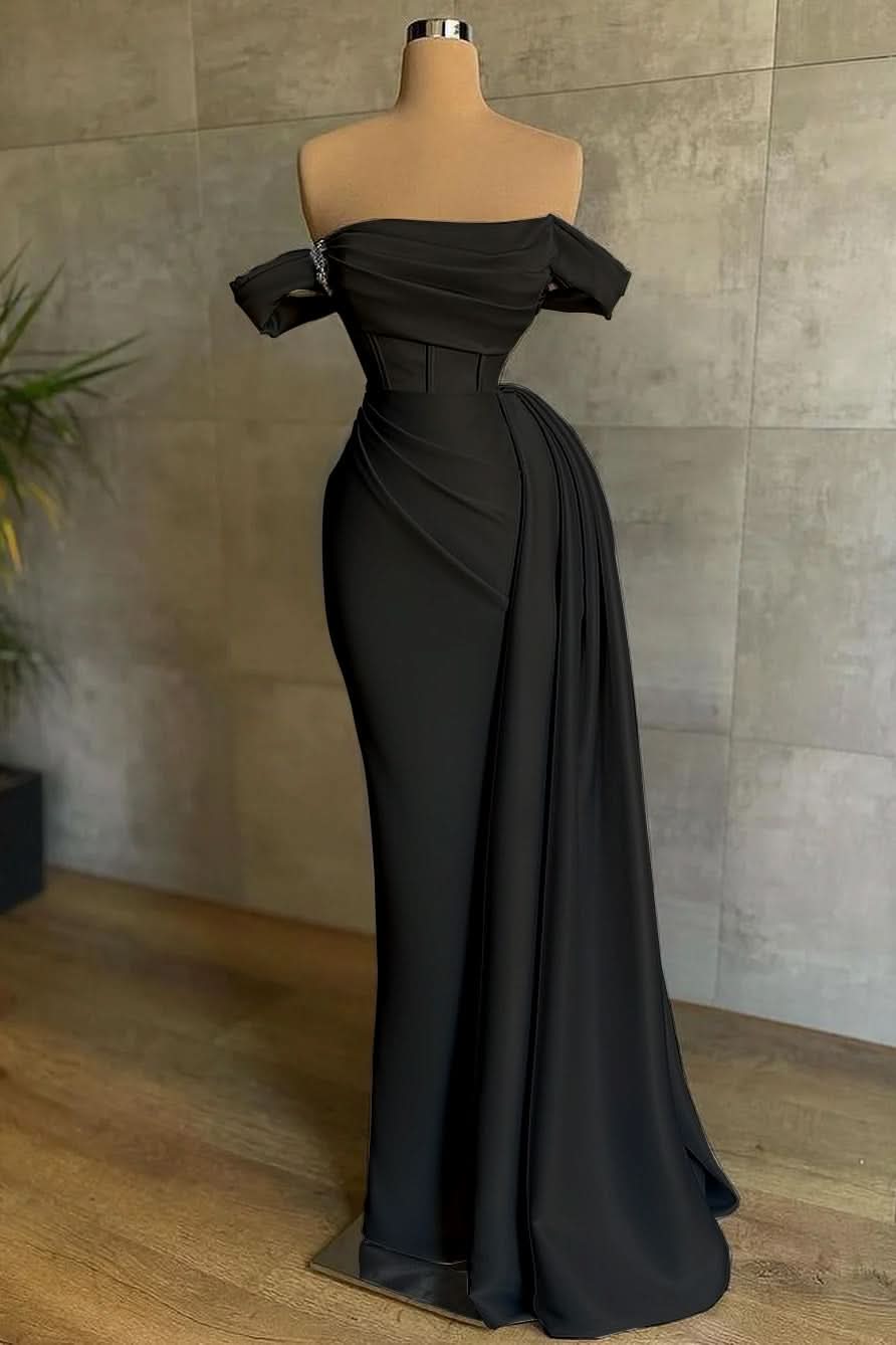 Beautiful White Pleated Bateau Sleeveless Prom Dress BM bride