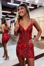 Chic White Strapless Feather Bodycon Short Party Dress BM bride