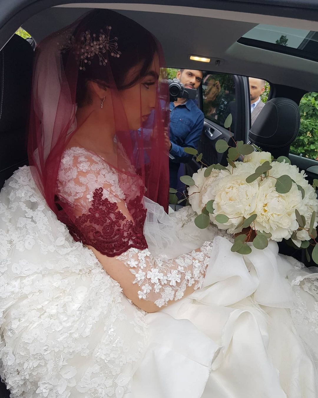 Elegant Long Sleeve Lace Princess Wedding Dress BM bride