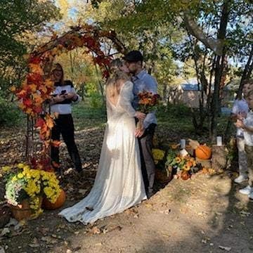 Women's Beach Wedding Dresses for Bride 2022 Vintage Long Sleeves Lace Bohemian Bridal Gown Bmbride