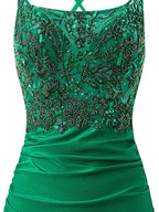 Glamorous Sheath Sequin One Shoulder Homecoming Dress BM bride