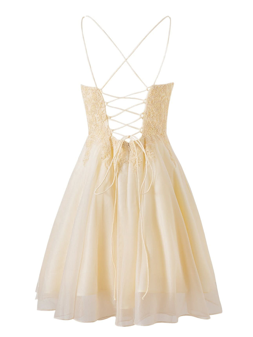 Evelyn Navy Blue | A-line Chiffon Short Homecoming Dress BM bride